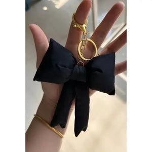 Puffy Bow Bag/Kaychian Charm