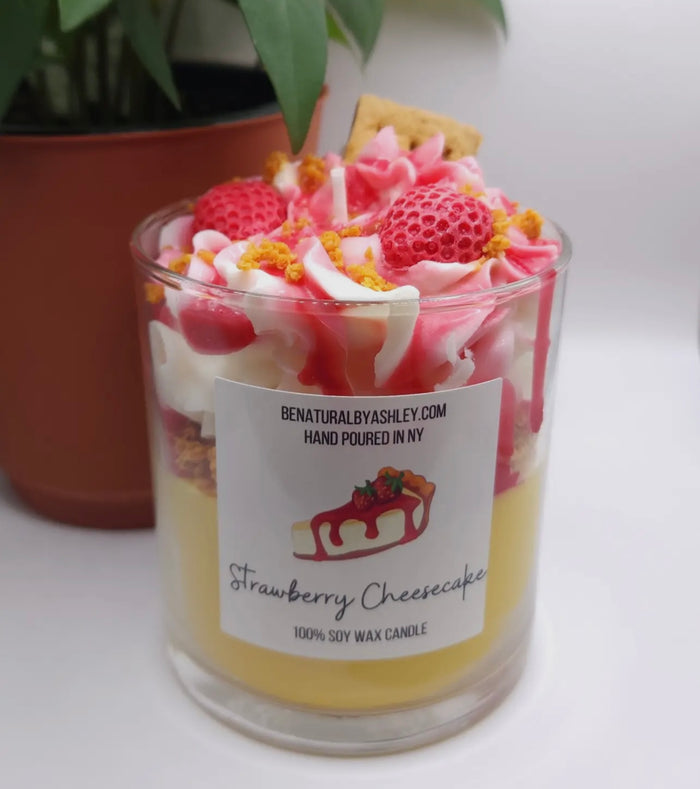 Strawberry Cheesecake Soy Candle