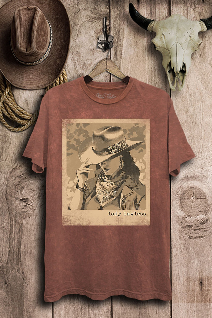 Lady Lawless Graphic Top