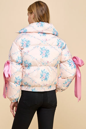 Floral Puffer Jacket