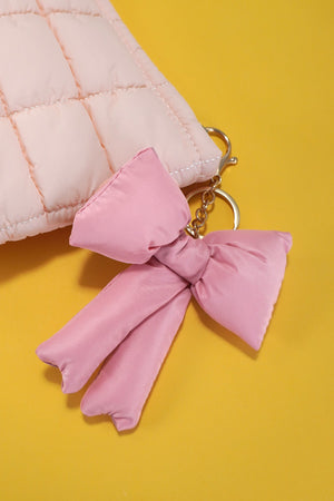 Puffy Bow Bag/Kaychian Charm