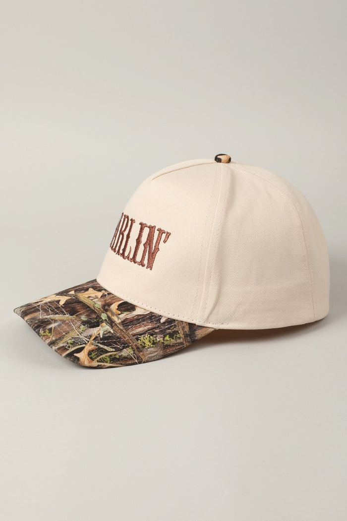 Realtree Camouflage DARLIN' Embroidery Trucker Hat