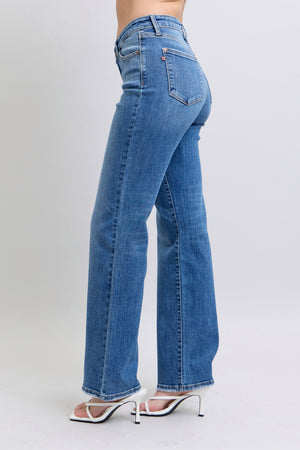 Judy Blue V-FRONT WB VINTAGE WASH STRAIGHT FIT