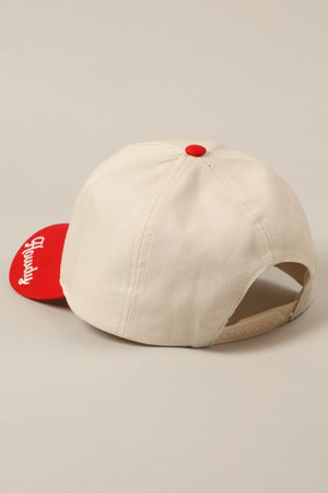 Cowboy Horse Embroidery Two-tone Cap