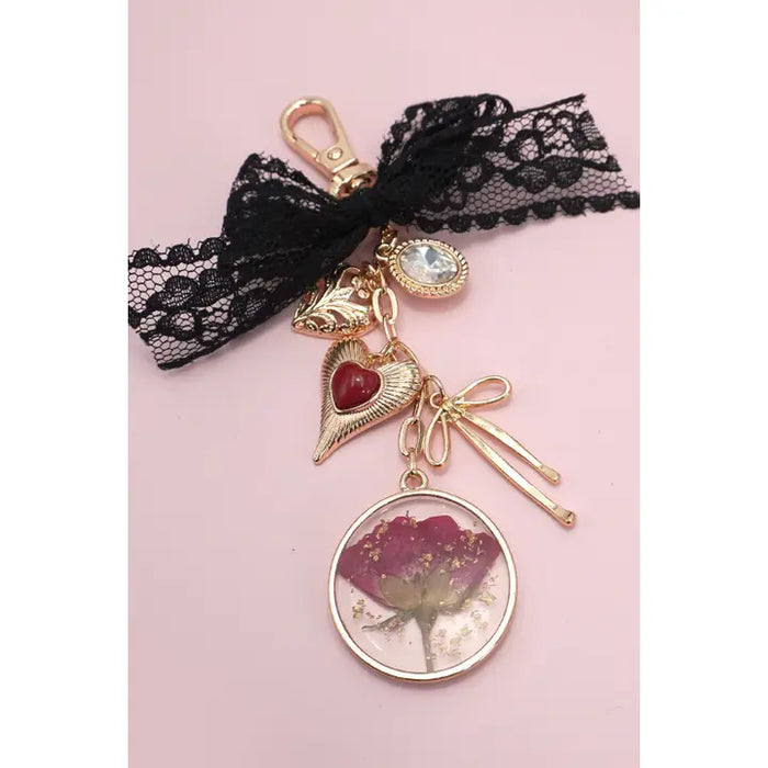 Bag Charm-Dried Flower