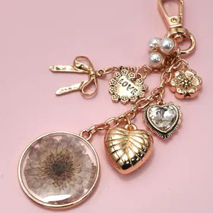 Bag Charm-Dried Flower