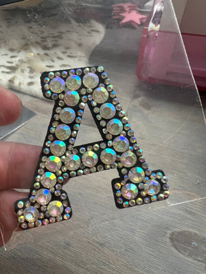 Rhinestone AB Initial Patches