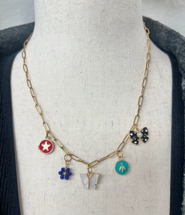 Dainty Charm Necklace