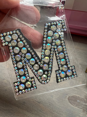 Rhinestone AB Initial Patches