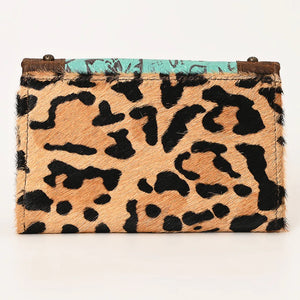 Ohlay Leopard Leather Wallet