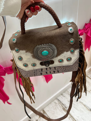 The Jolene Fringe Box Handbag