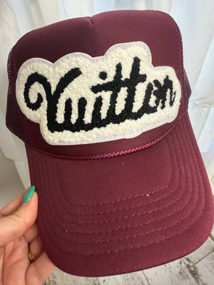 Chenille Patch Trucker