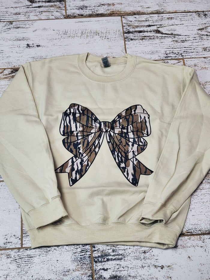 Camo Coquette Sweatshirt