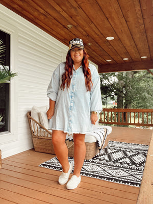 Street Chic Denim Dress