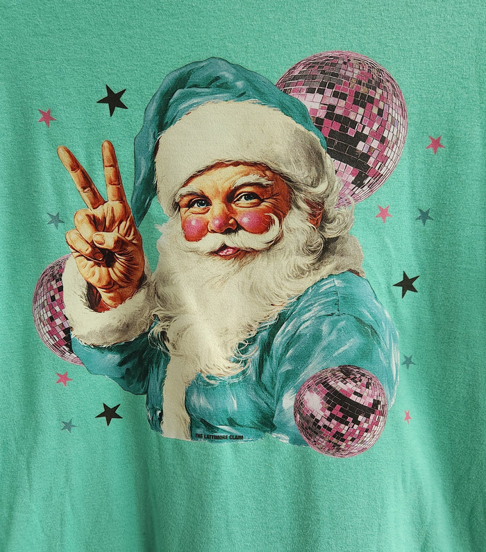 Disco Peace Santa T-Shirt