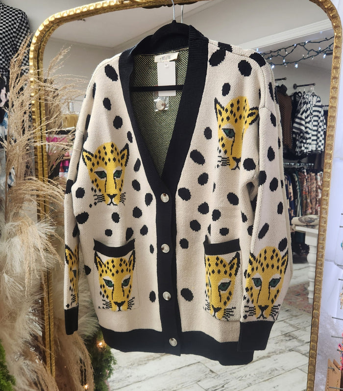Cheetahlicious Cardigan