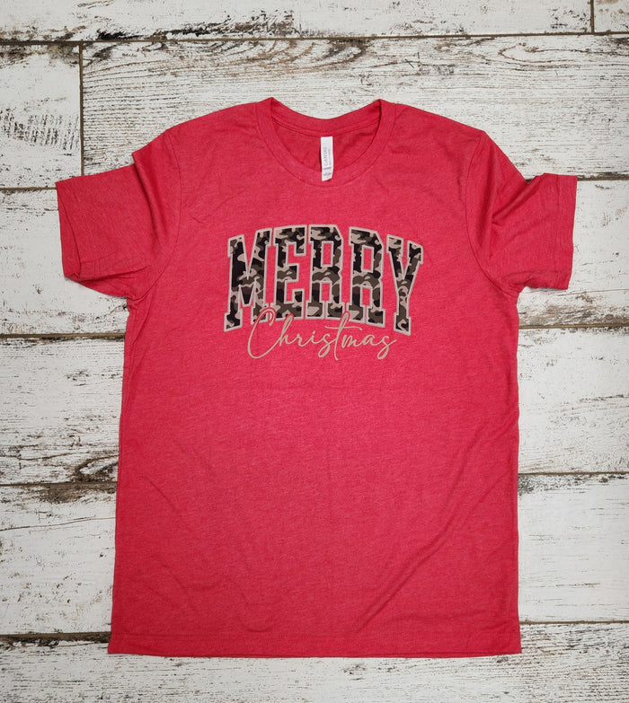 Merry Christmas Camo Tee