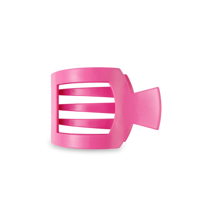 Paradise Pink Medium Flat Square Hair Clip