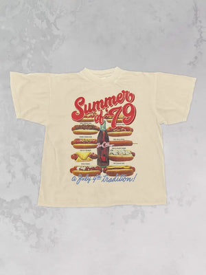 Summer of '79,  4th of July Oversized T-Shirt