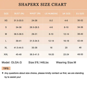 SHAPERX Short Sleeve Bodysuit Crew Neck Thong Body Shape