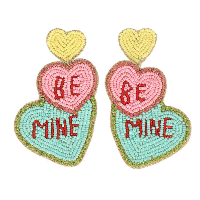 Be Mine Conversation Heart Earrings
