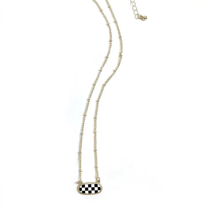 Checkered Necklace