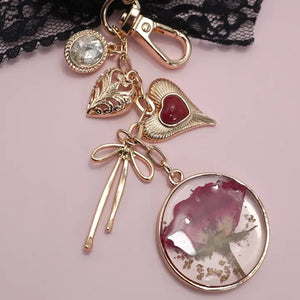 Bag Charm-Dried Flower