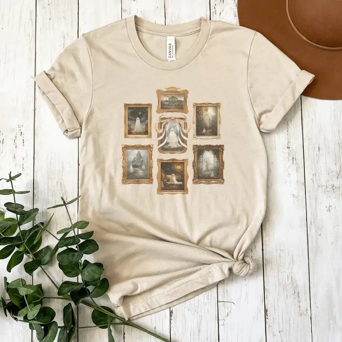 Ghost Coquette Sand Graphic Tee