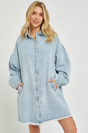 Street Chic Denim Dress