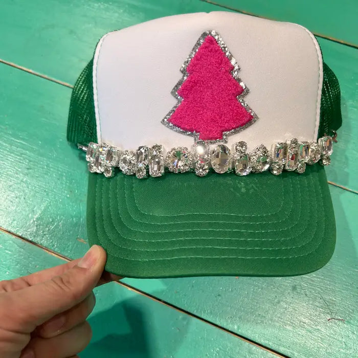 Jumbo Rhinestone Trucker Chain | Hat Jewelry | Sparkle