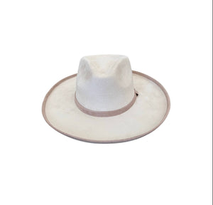 Two-Tone Suede Hat