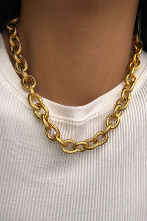 18K Non-Tarnish Stainless Steel Chain Necklace