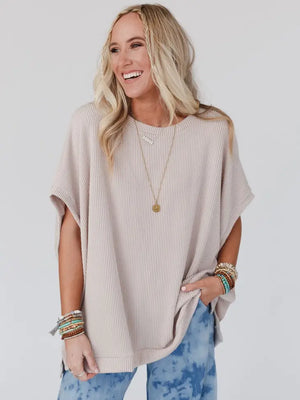 Moon Glow Texture Knit Top