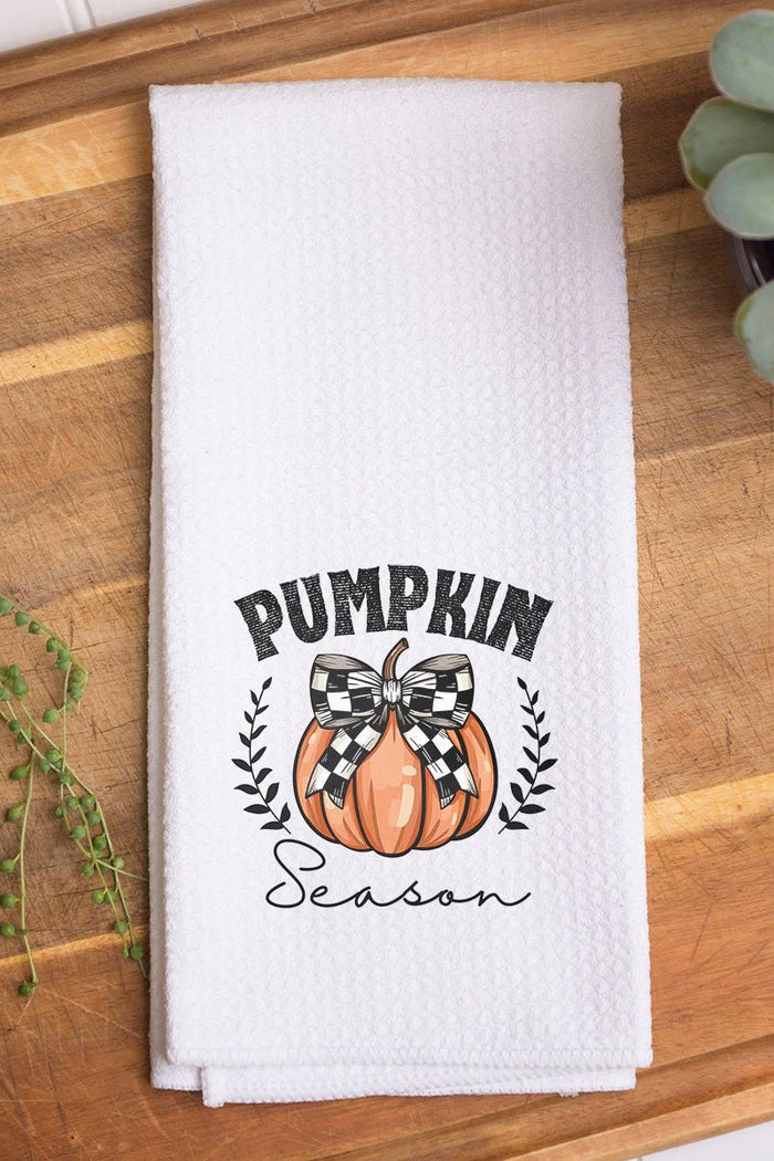 Pumpkin Season Hand Towel