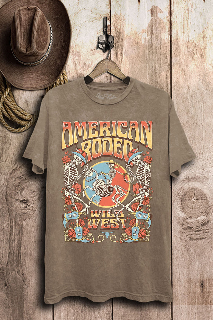 American Rodeo Wild West Graphic Top