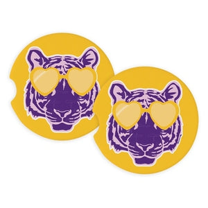 Geaux Tigers Car Coasters