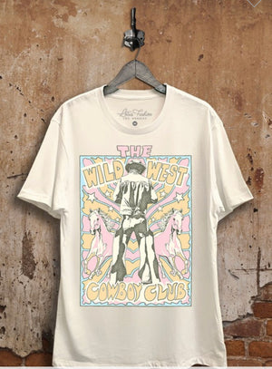 The Wild West Cowboy Club Graphic Tee