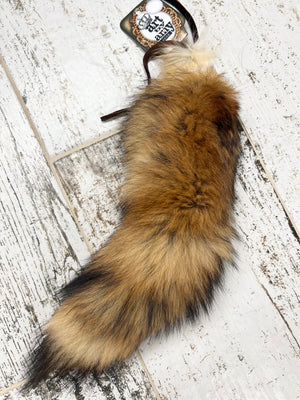 Fox Tail Fur Keychain/Purse Charm